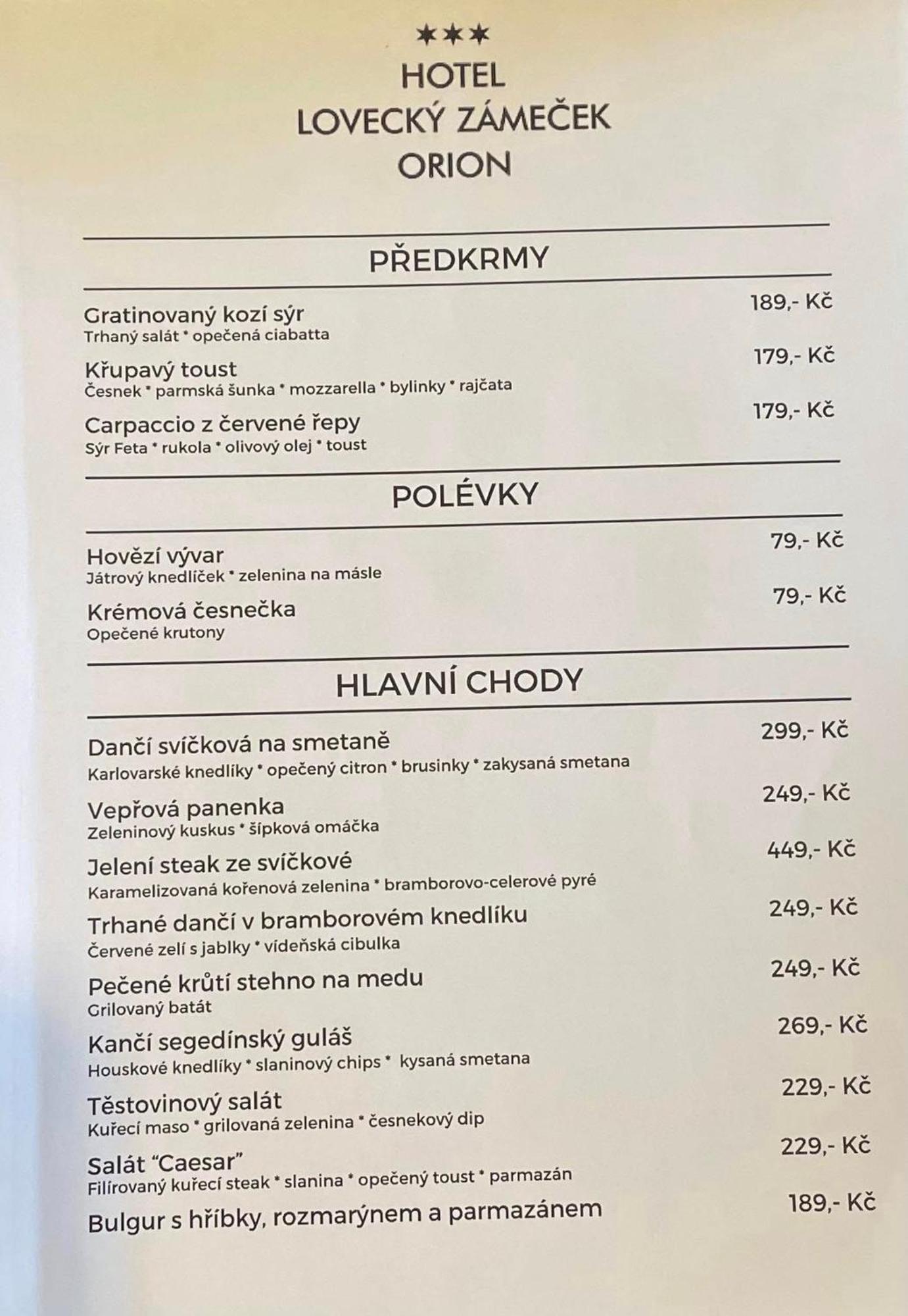 Hotel Lovecky Zamecek Orion Liberec Esterno foto